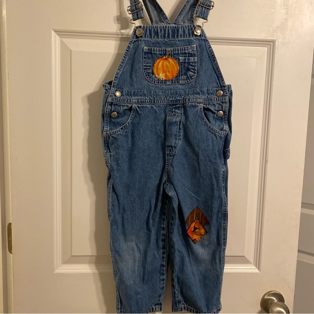 VINTAGE Gap Overalls Size 4XL 4 Years Denim Fall Halloween Embellished Y2K